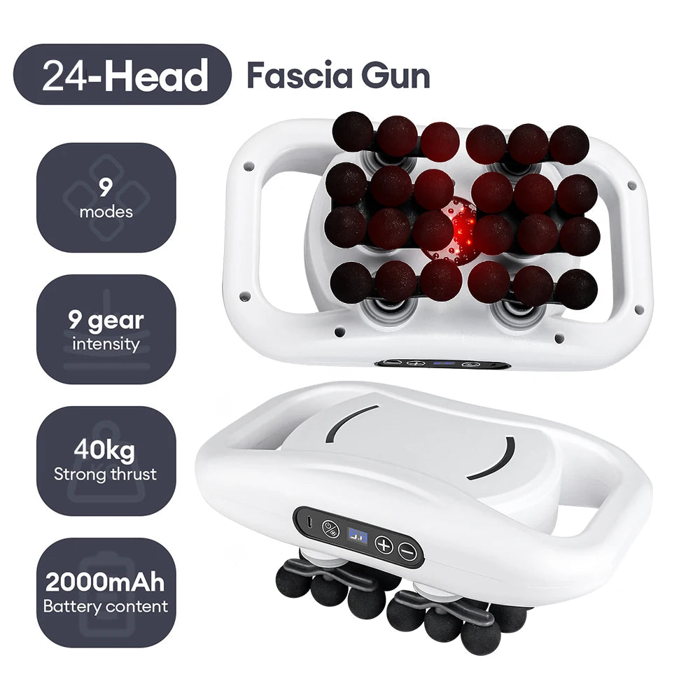 22-Head Fascia Gun High-Frequency Vibration