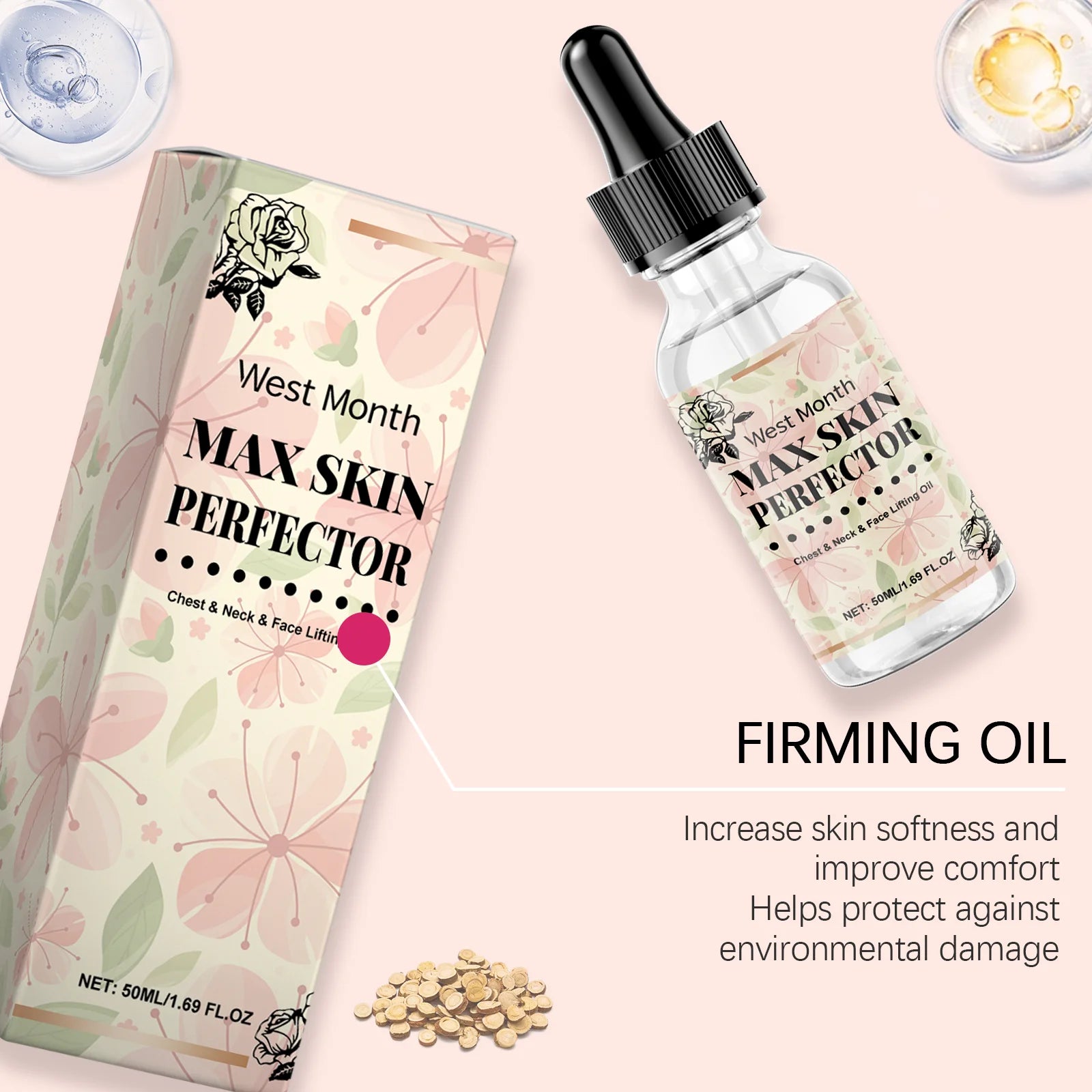 Chest Neck Face Lifting Oil