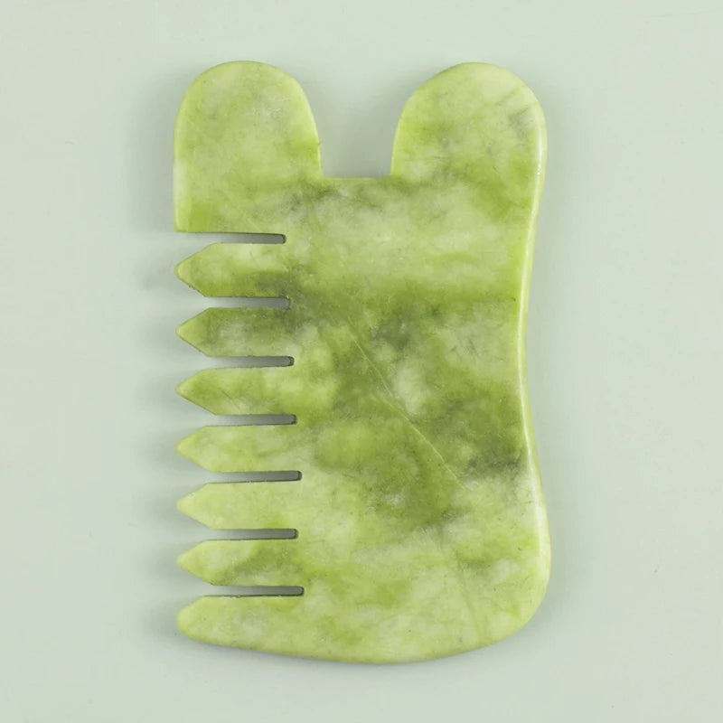 100% Natural Jade Stone Gua Sha Skin Massager