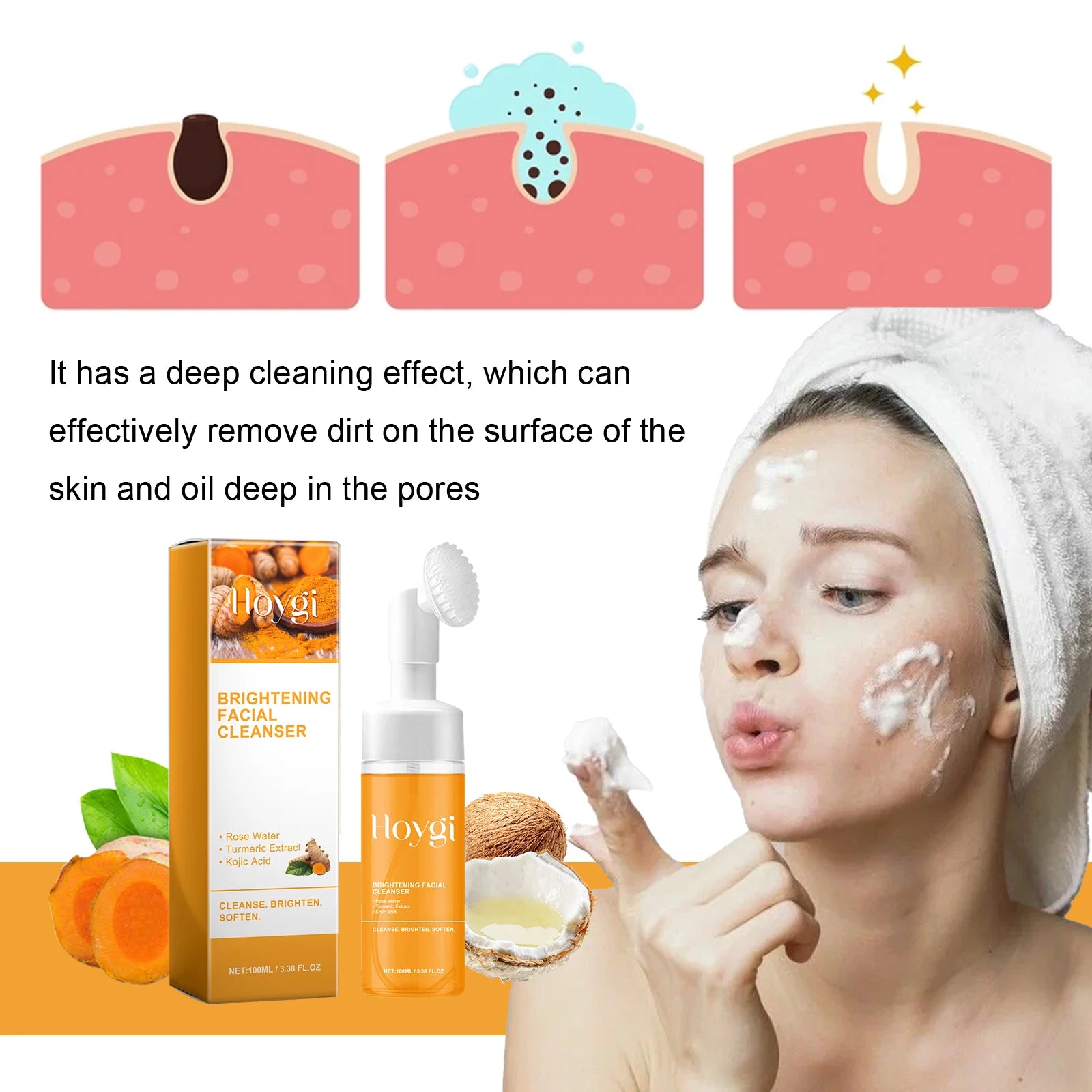 Turmeric Cleanser Deeply Cleansing Kojic Acid