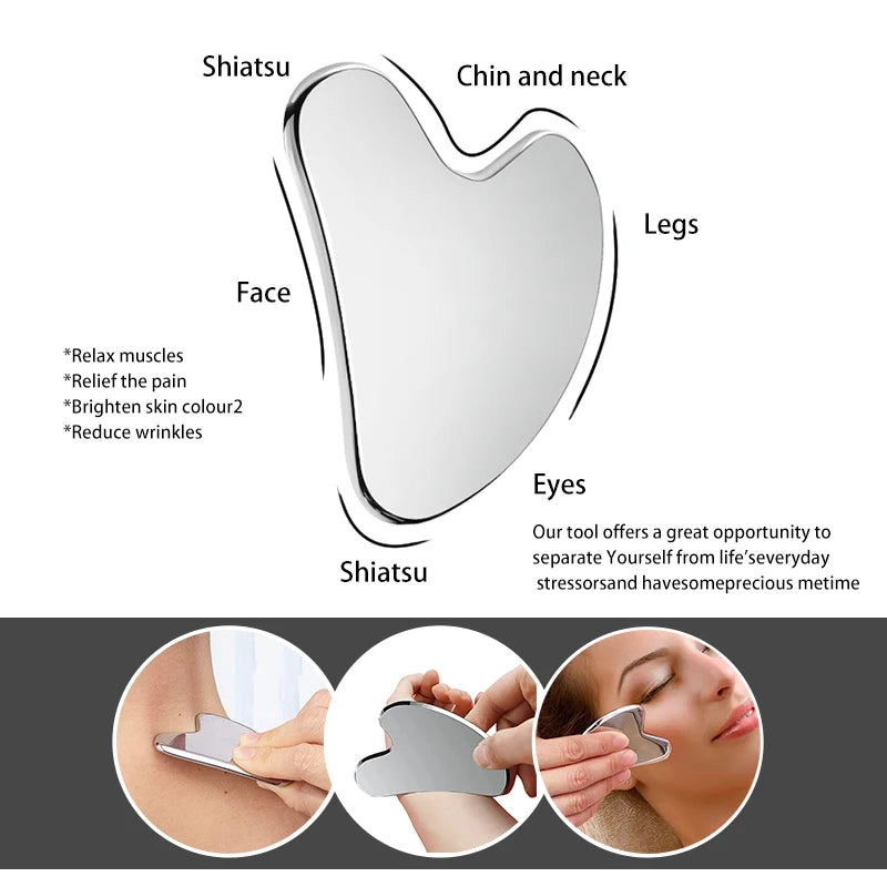 Stainless Steel Facial GuaSha