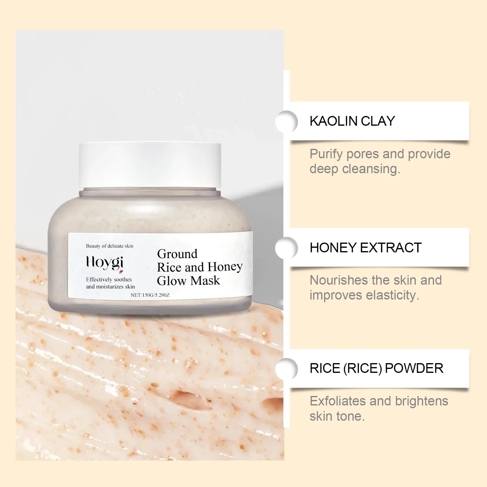 Rice Raw Pulp Mask