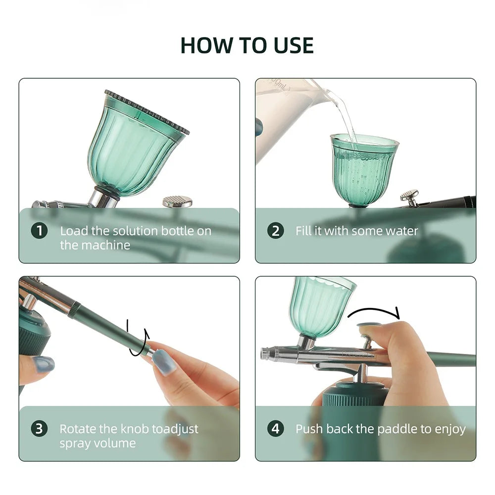Mini Airbrush Kit For Facial Skin Care Nails