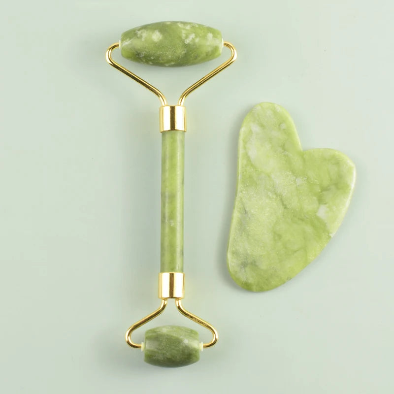 100% Natural Jade Stone Gua Sha Skin Massager