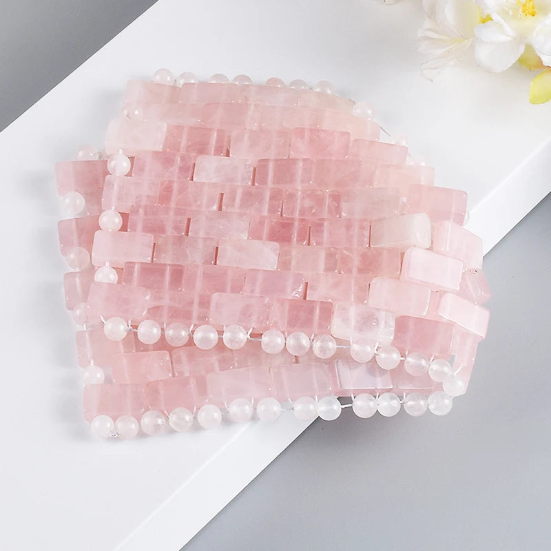 Natural Rose Quartz Eye Mask Massager
