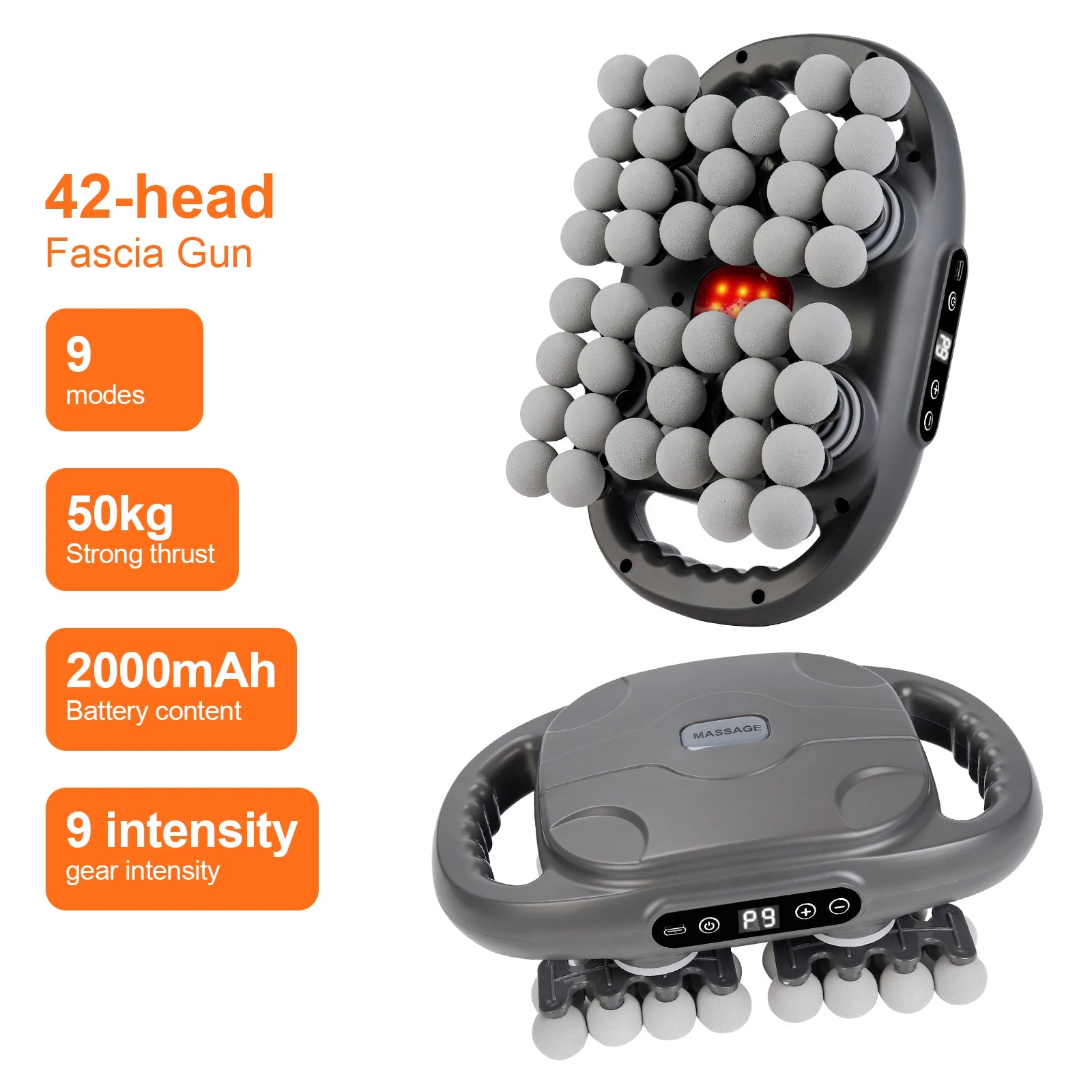 42-Heads Fascia Gun High-Frequency Vibration