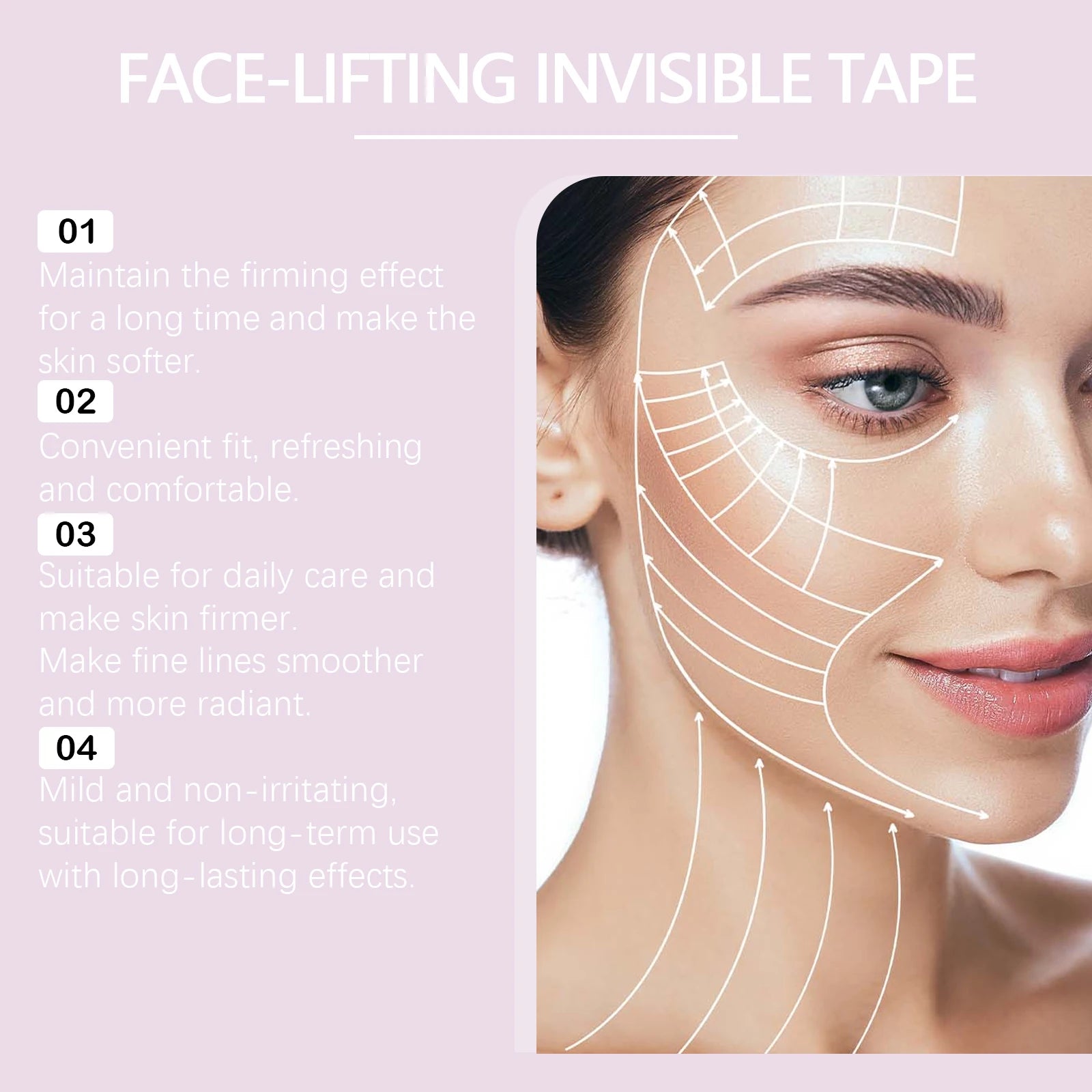 Lifting Face Stickers Invisible