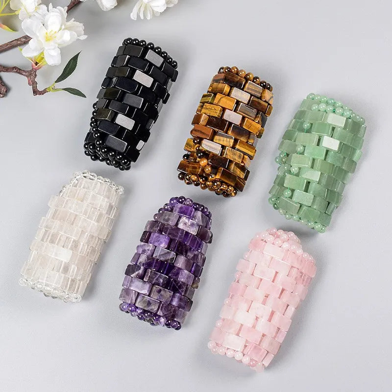 Rose Quartz Cooling Eye Mask Natural Jade