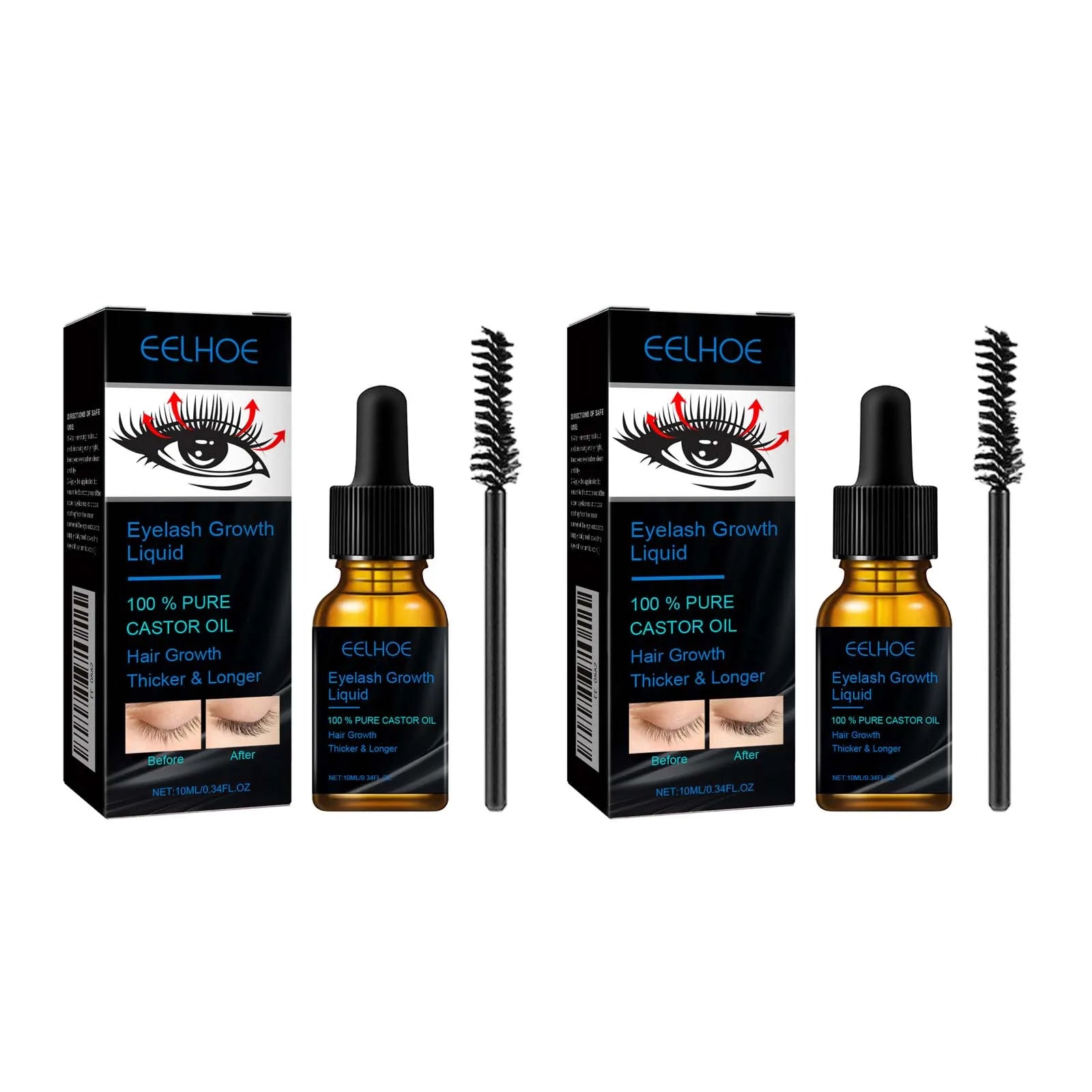 Eyebrows Natural Thick Slender Curl Curl Moist Natural Castor