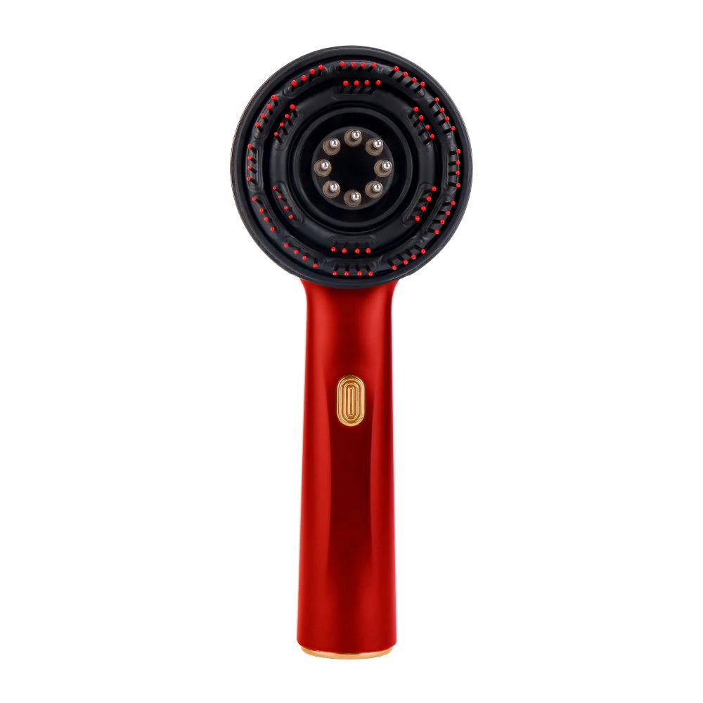 Electric Massage Comb Vibration Red Light Therapy