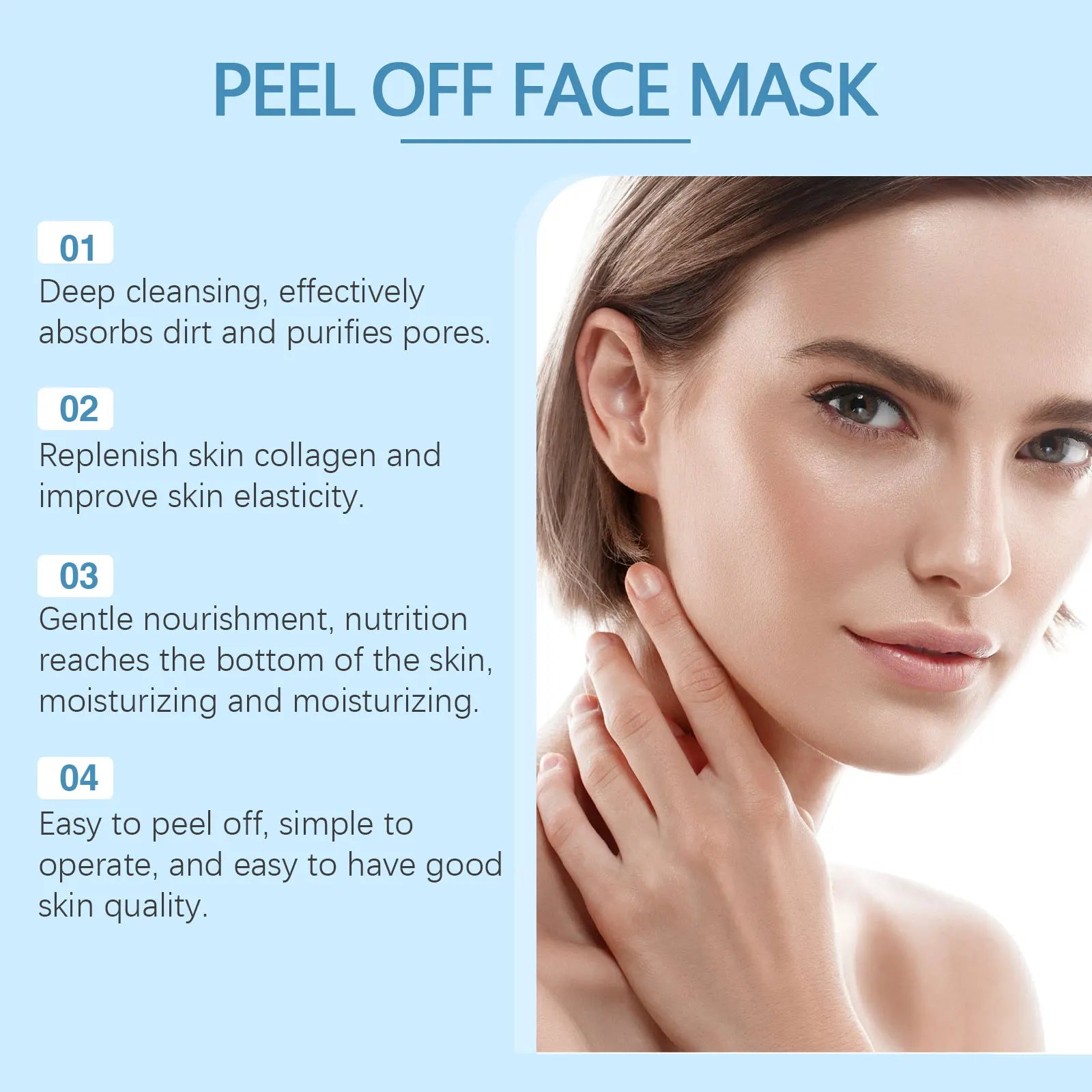 Bamboo Charcoal Blackhead Remover Mask