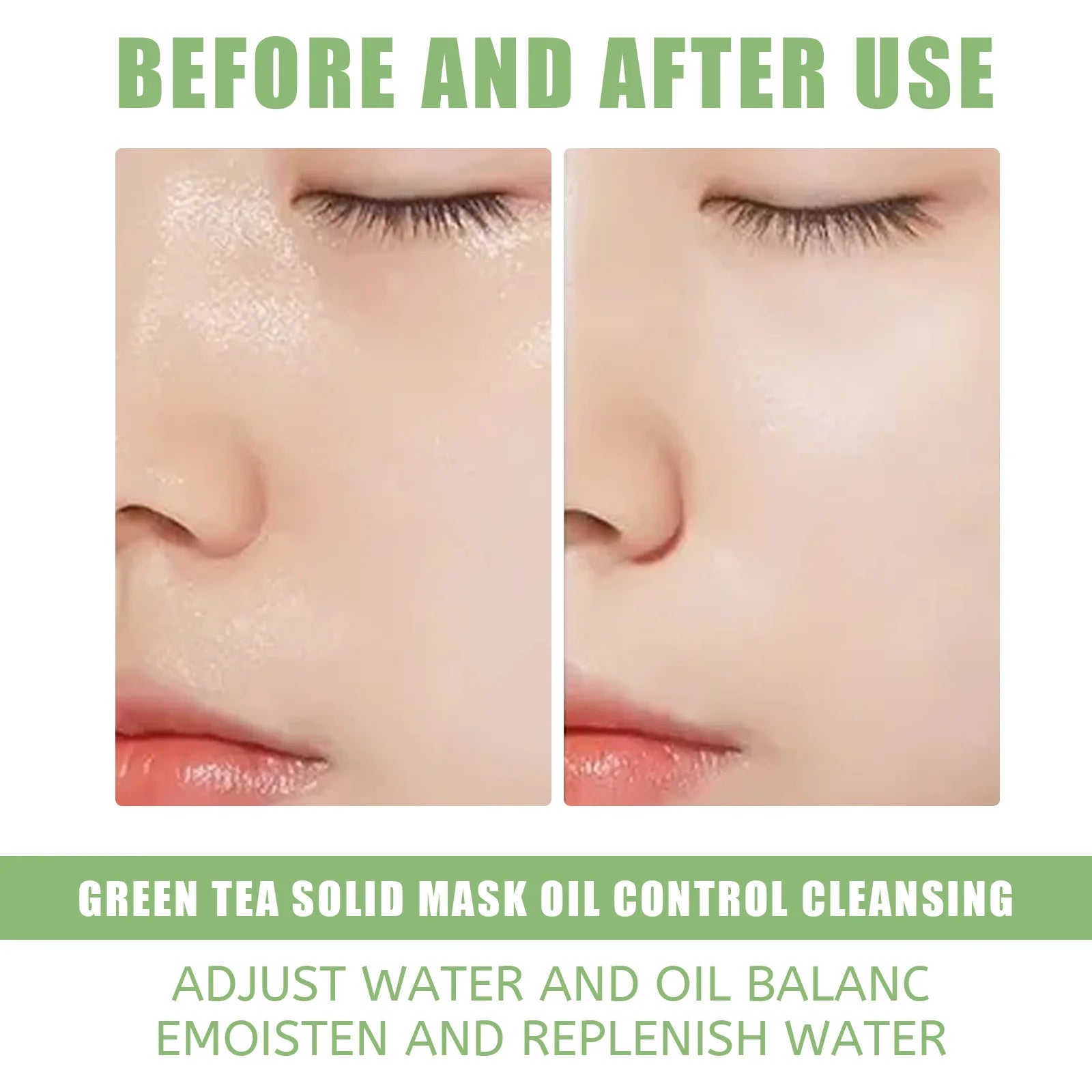 Green Tea Cleansing Solid Face Mask