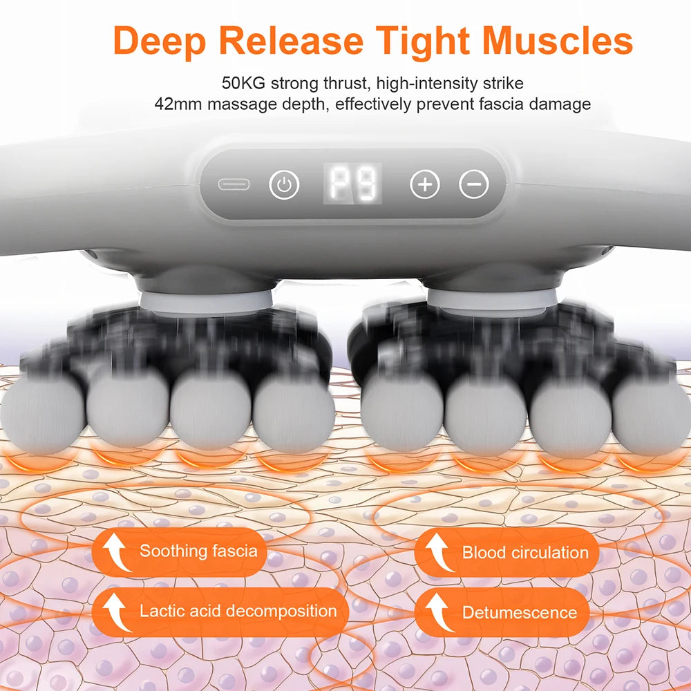 42-Heads Fascia Gun High-Frequency Vibration