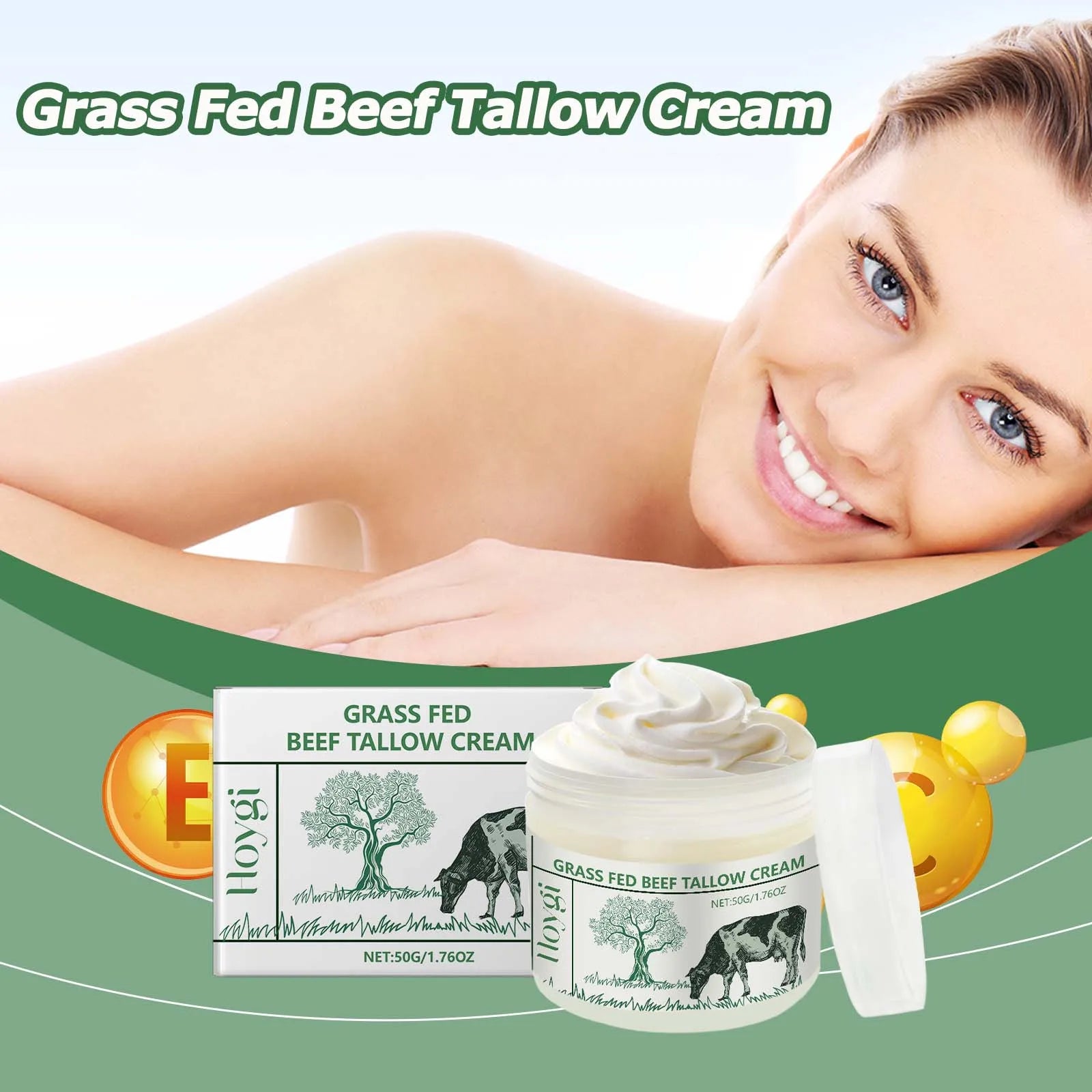 1/2/3Pcs Tallow Face Cream Lasting Moisturizing Body Lotion