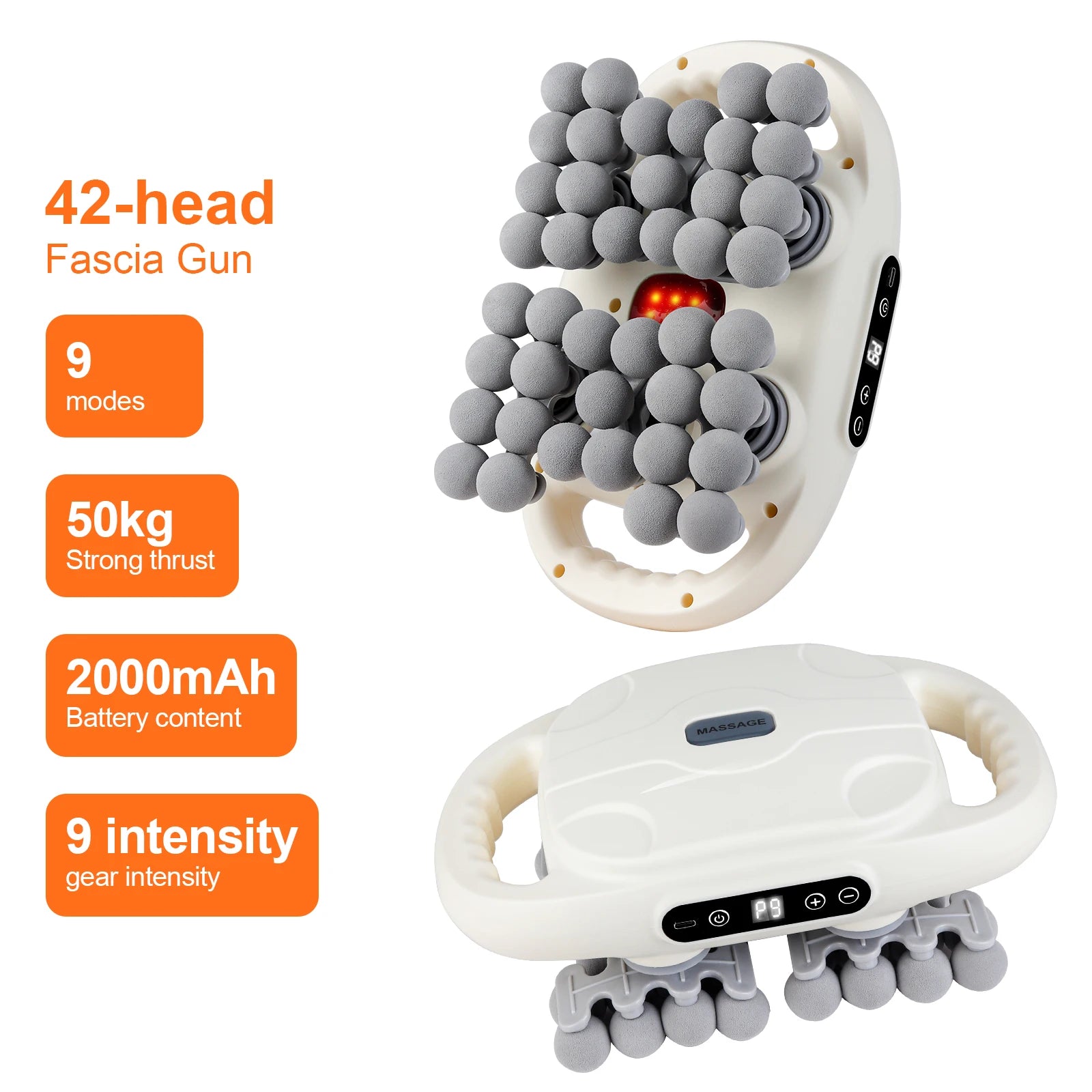 42-Heads Fascia Gun High-Frequency Vibration