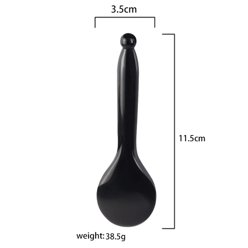 Various Shape Black Obsidian Face Gua Sha Tool