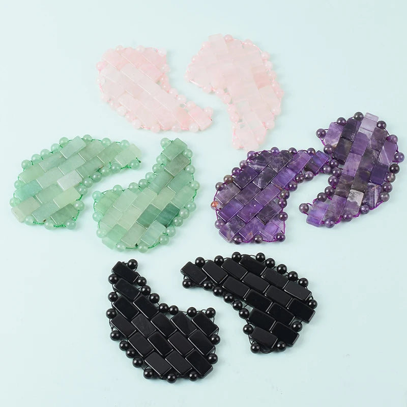 Jade Eye Massager Pressotherapy Sleeping Mask Natural