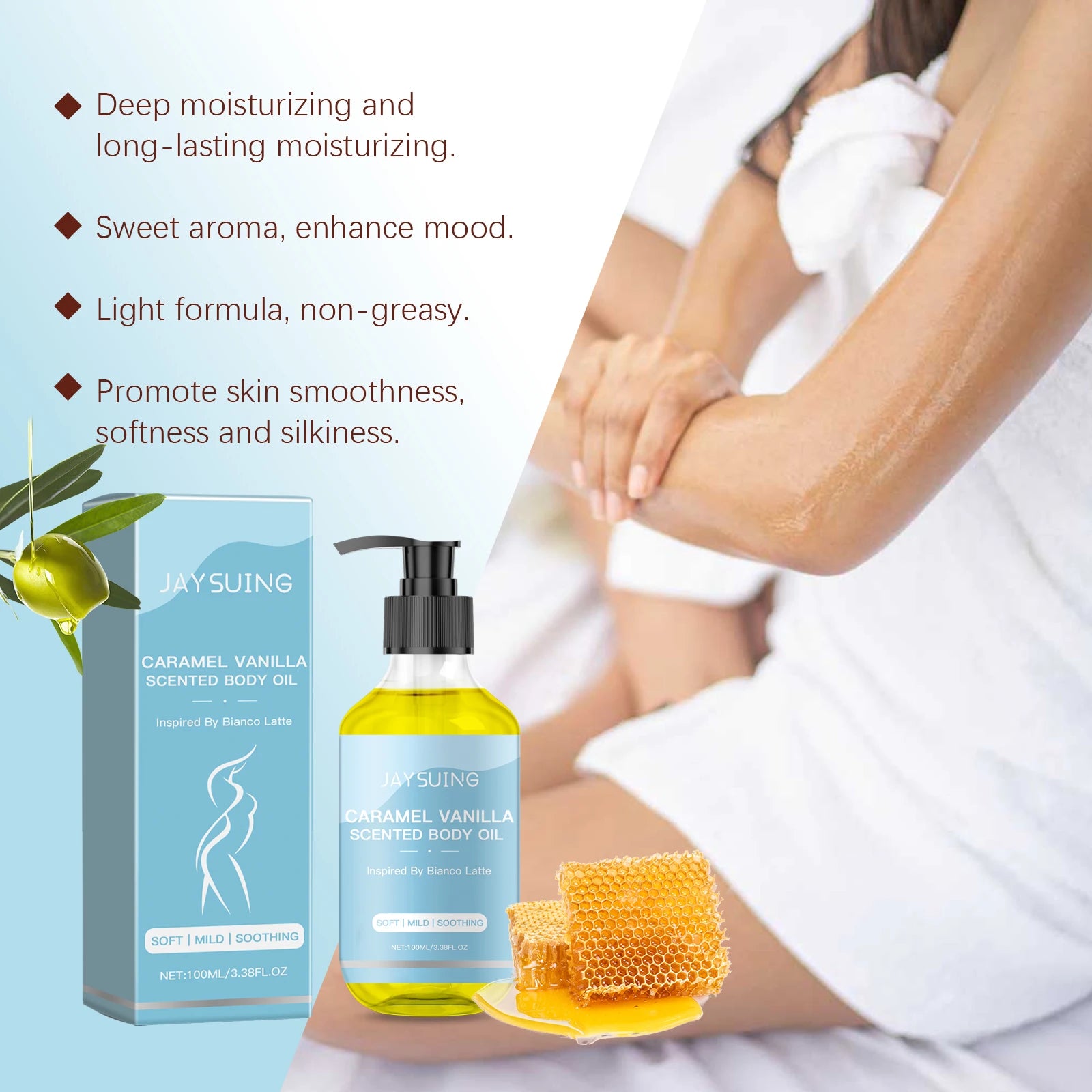 Caramel Vanilla Body Oil