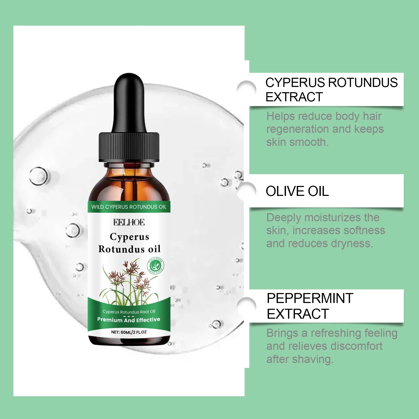 60ml Cyperus Rotundus Oil
