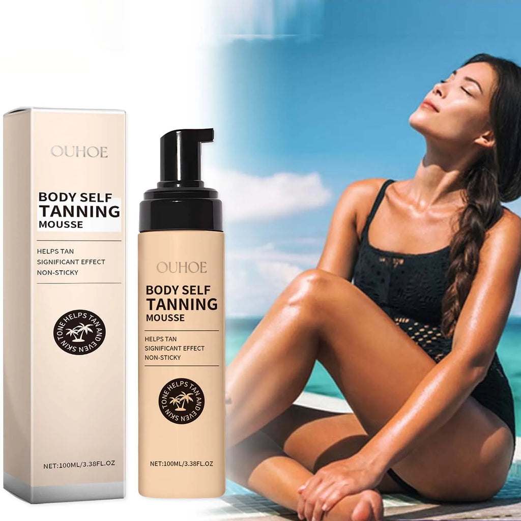 Body Self Tanning Mousse Fake Tan Bronze Skin
