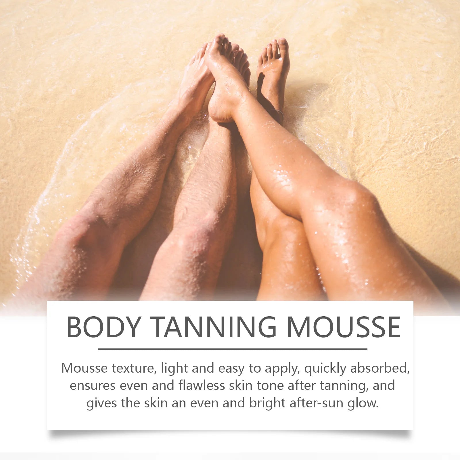 Body Self Tanning Mousse Fake Tan Bronze Skin