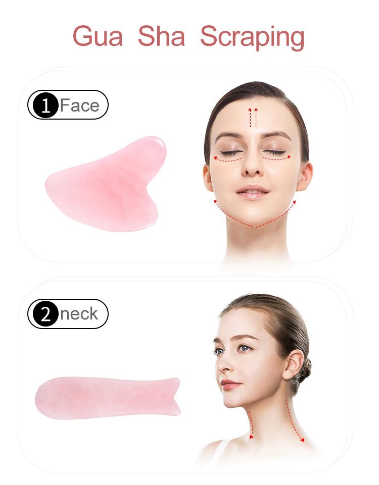 Natural Rose Jade Gouache Scraper Face
