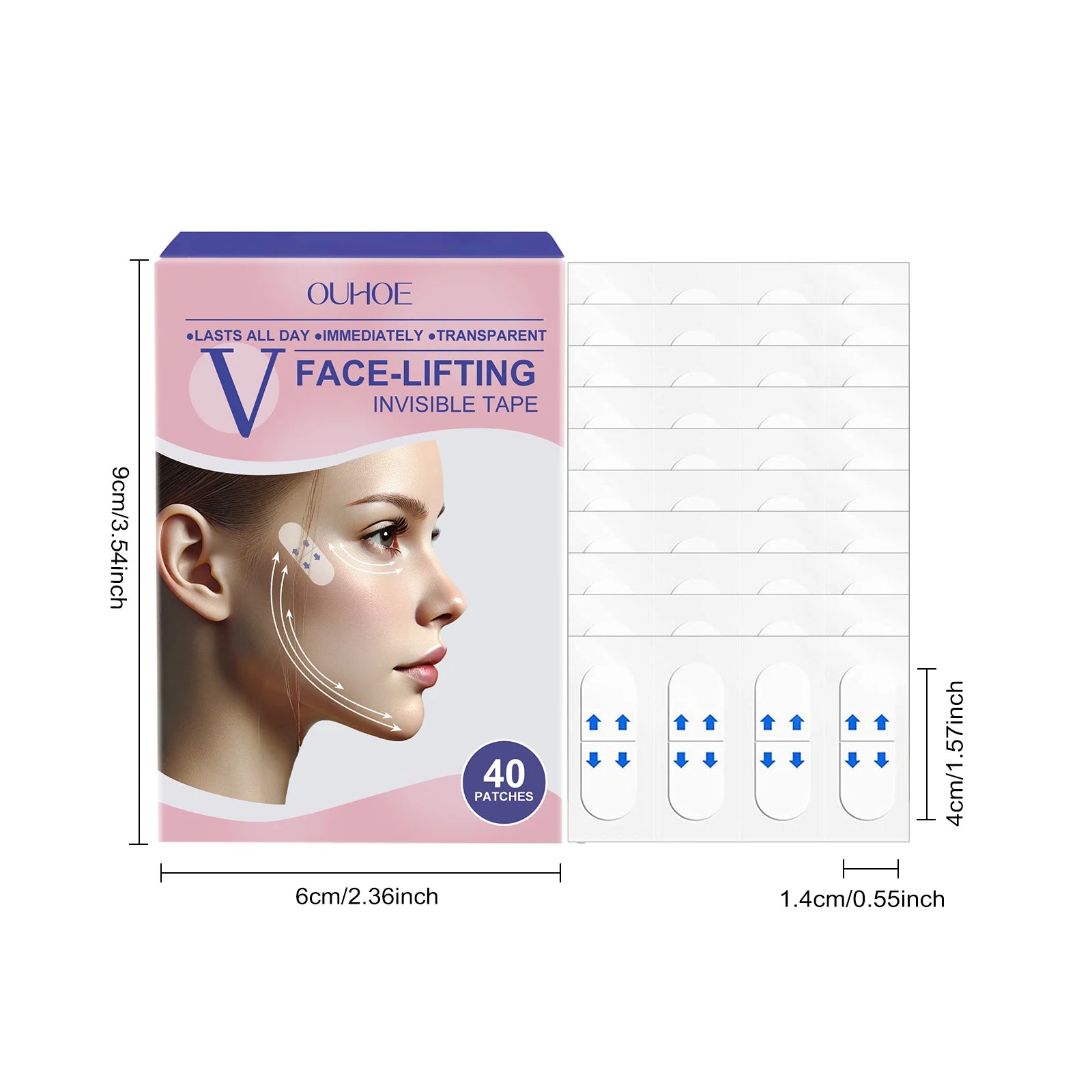 Lifting Face Stickers Invisible
