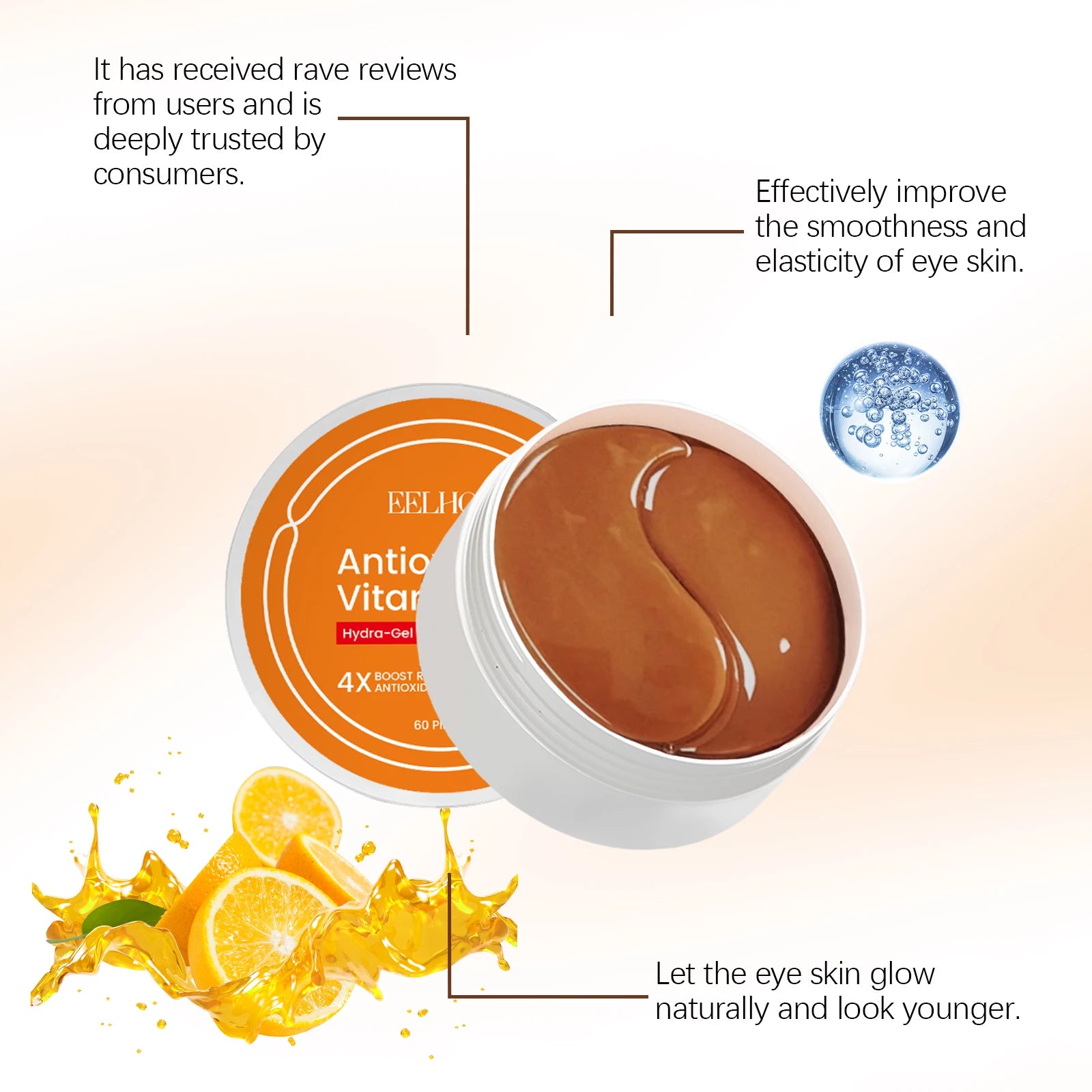 60Pcs Vitamin C Eye Patches