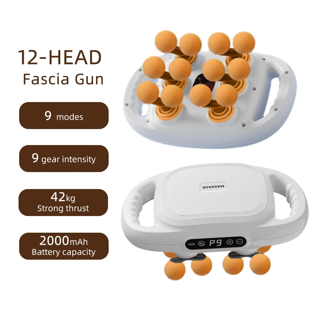 42-Heads Fascia Gun High-Frequency Vibration