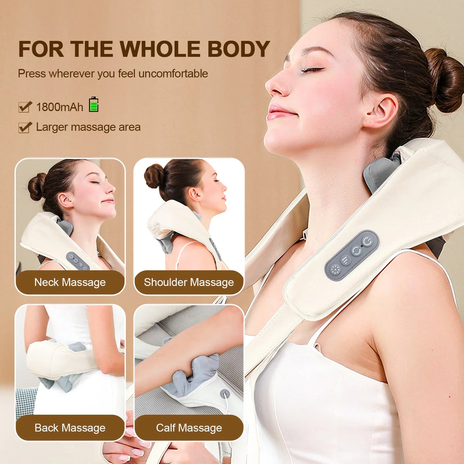 Neck And Shoulder Massager Wireless