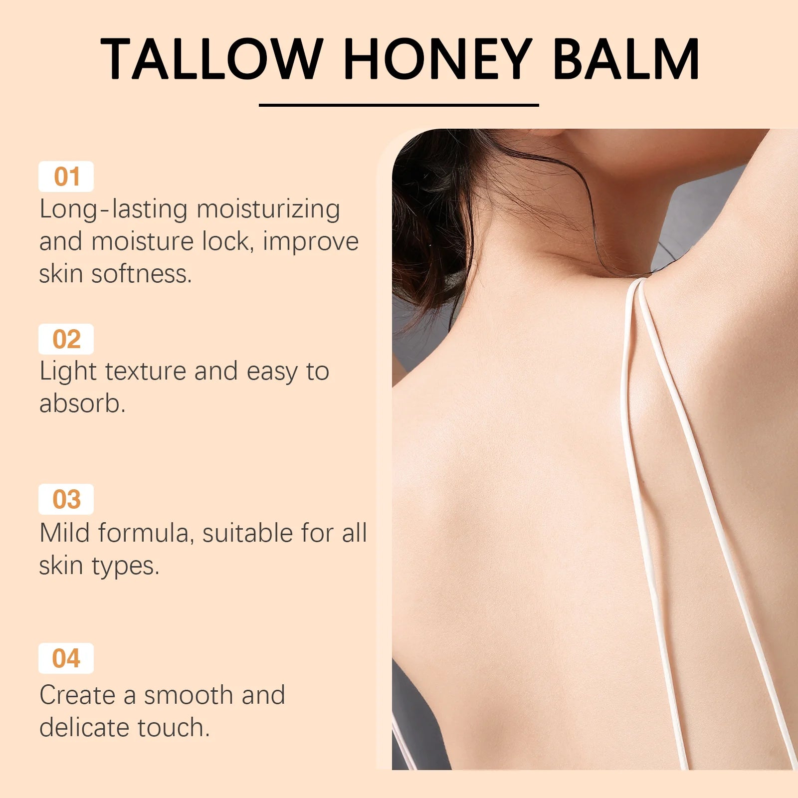 Beef Tallow Honey Cream