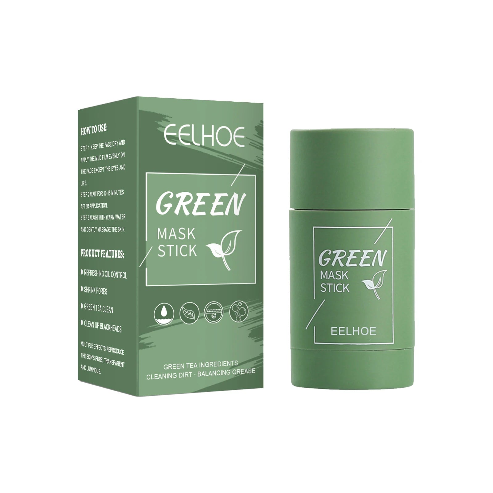 Green Tea Solid Mask Face Clean Mask