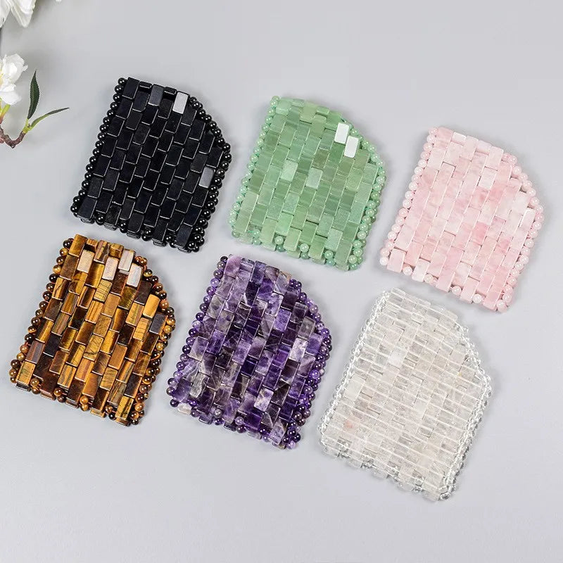 Rose Quartz Cooling Eye Mask Natural Jade