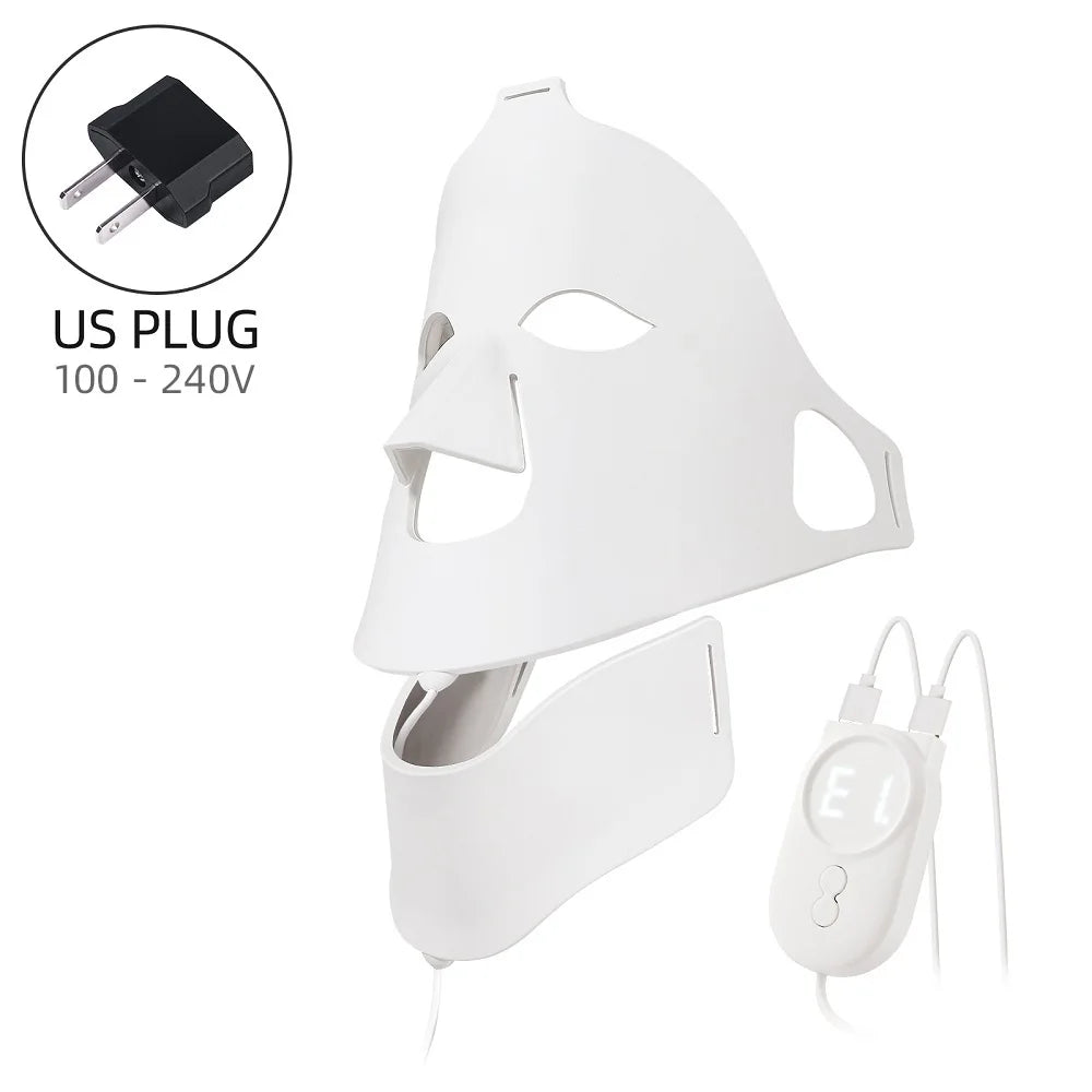 Foreverlily Face Neck Silicone LED Mask 7 Colors
