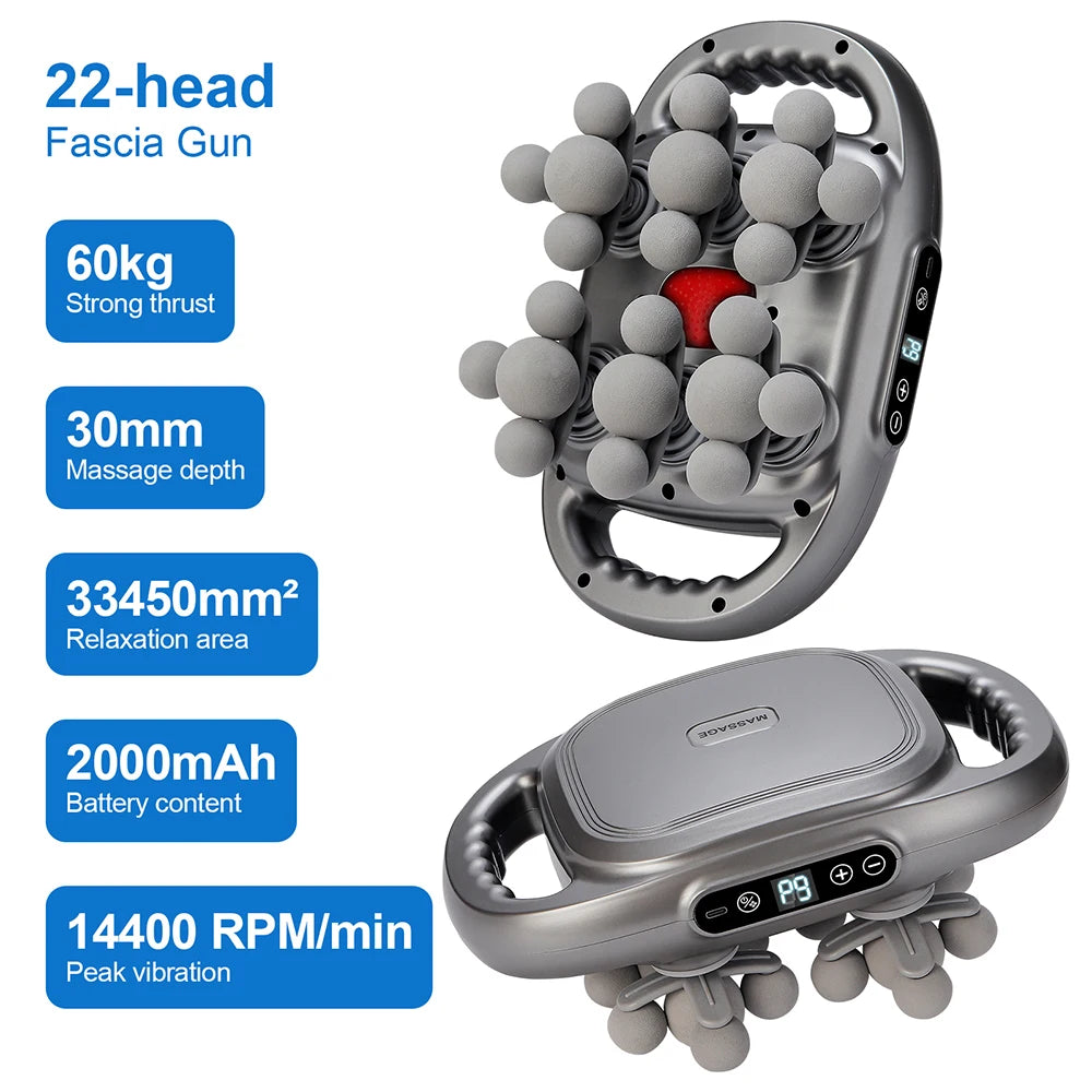 42-Heads Fascia Gun High-Frequency Vibration