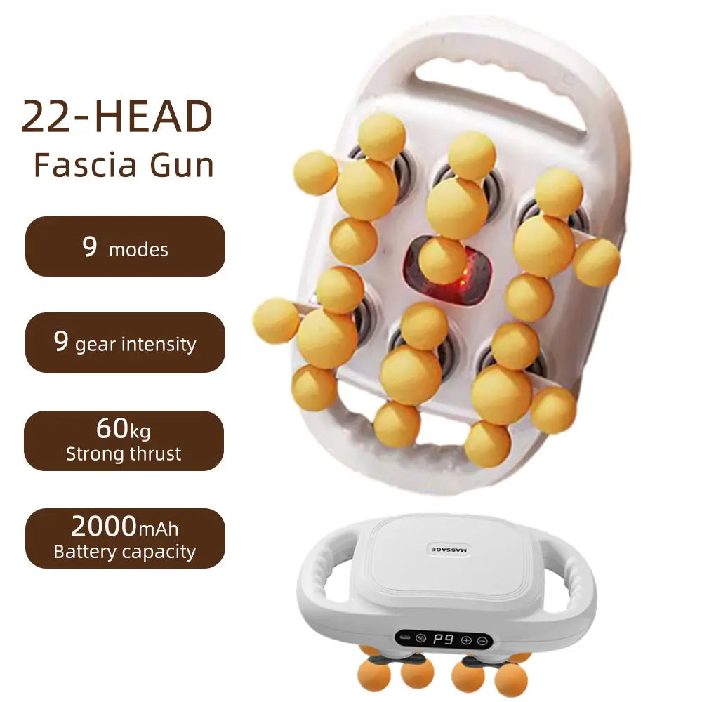 22-Head Fascia Gun High-Frequency Vibration