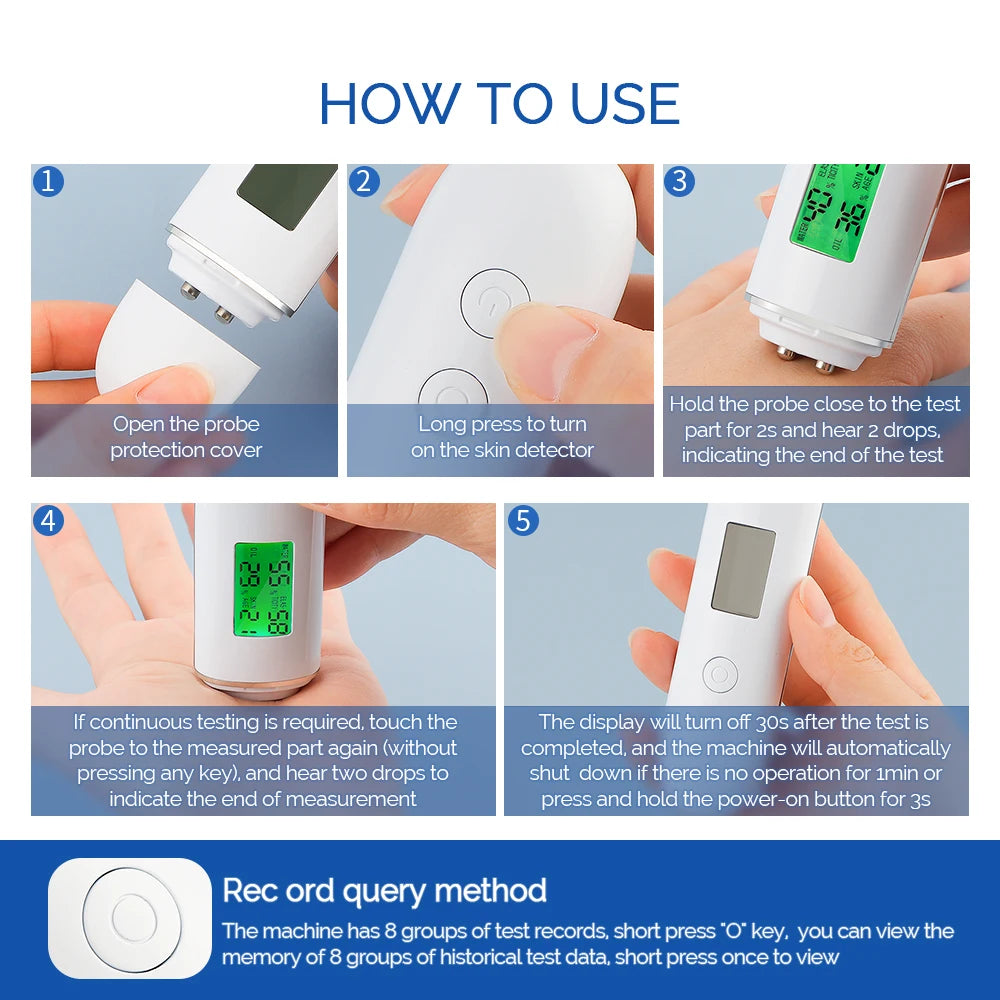 Skin Tester Face Skin Moisture&Oil Content