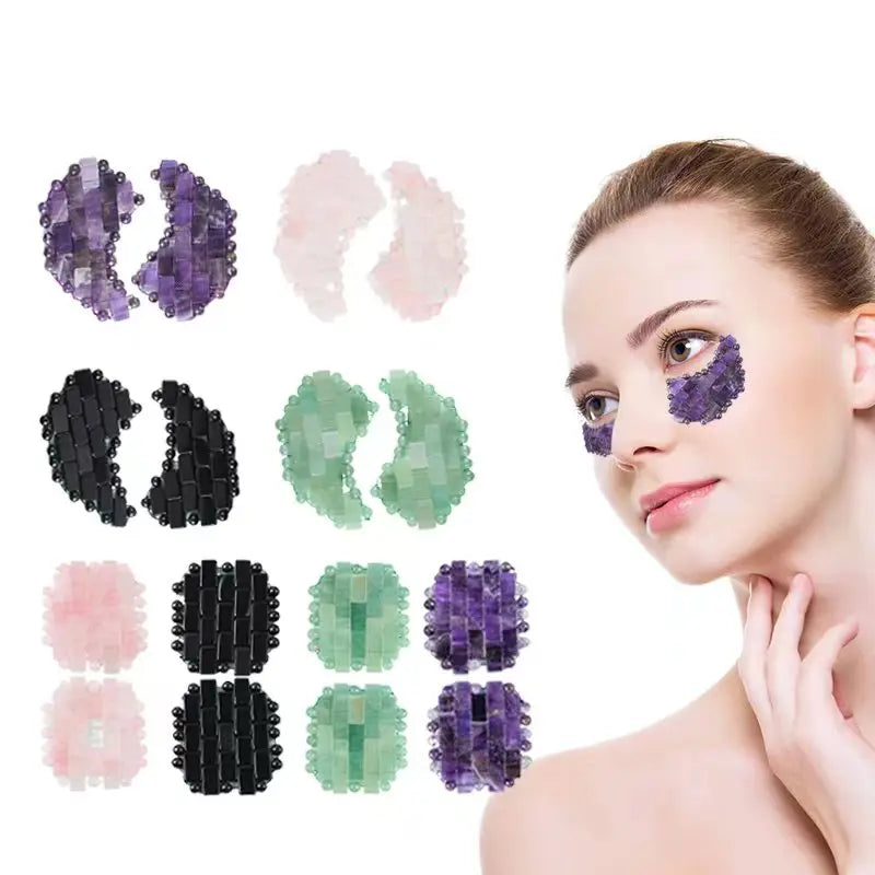 Jade Eye Massager Pressotherapy Sleeping Mask Natural