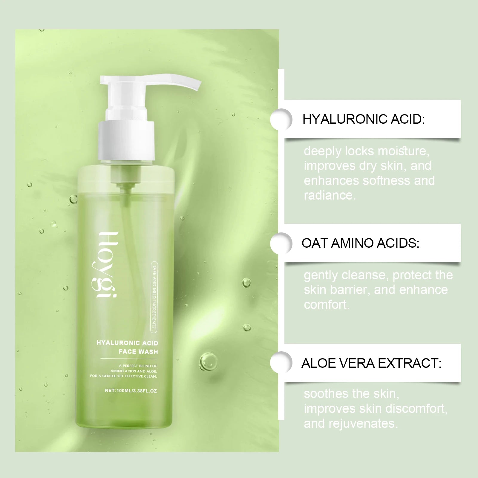 Hyaluronic Acid Cleansing Gel Pore
