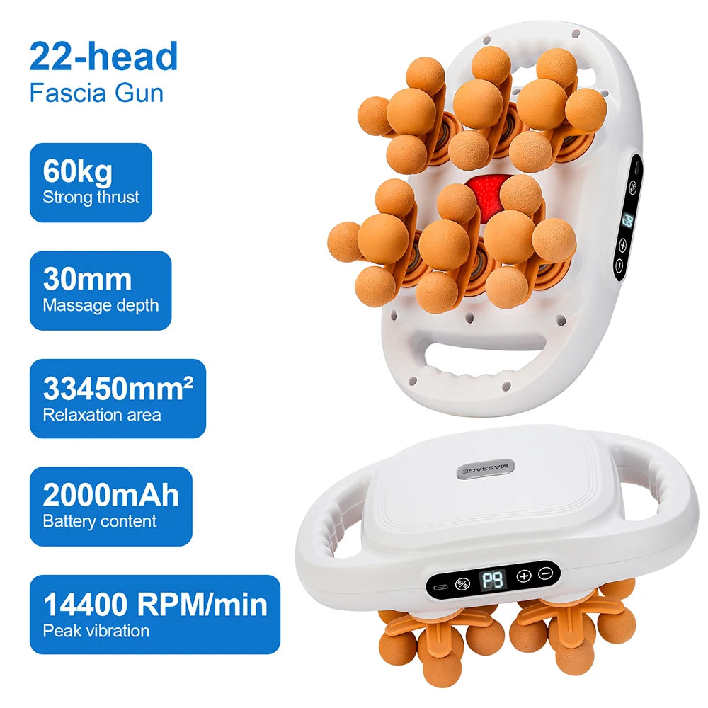 42-Heads Fascia Gun High-Frequency Vibration