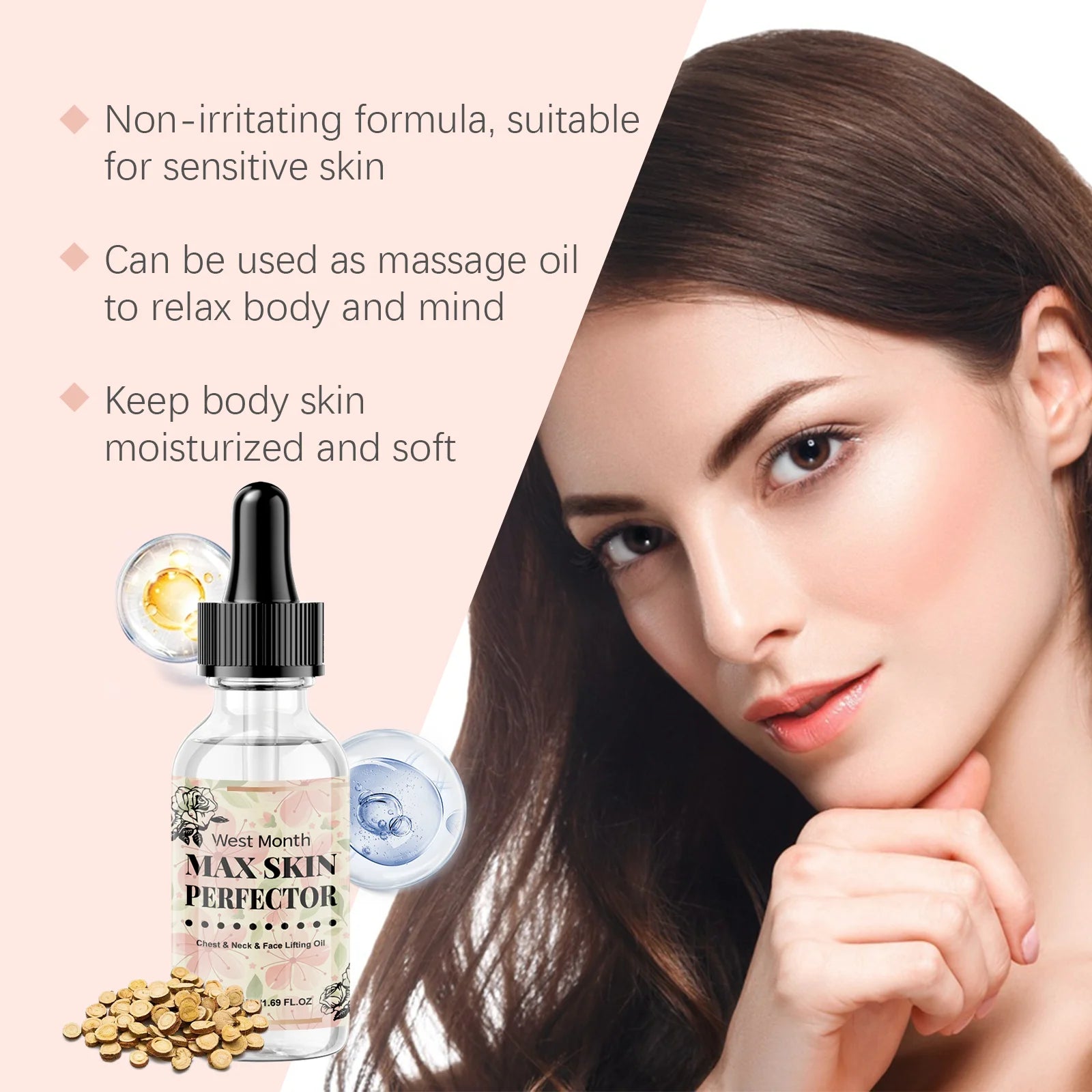 Chest Neck Face Lifting Oil