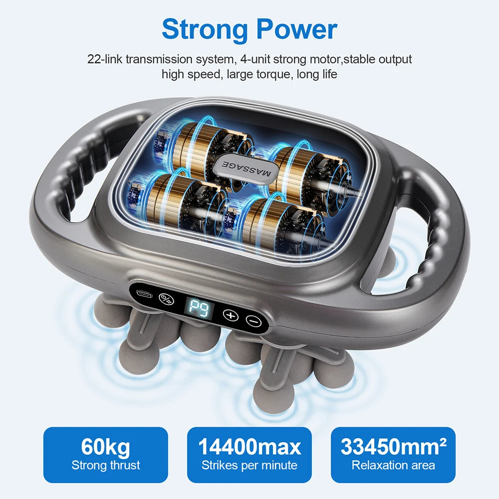 22-Head Fascia Gun High-Frequency Vibration