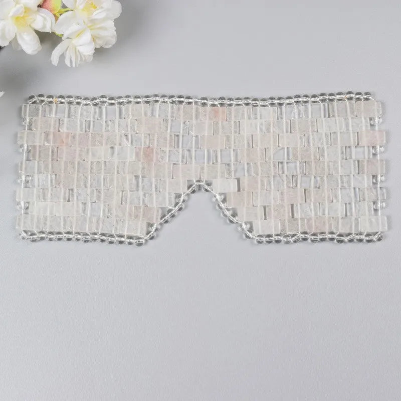 Rose Quartz Cooling Eye Mask Natural Jade