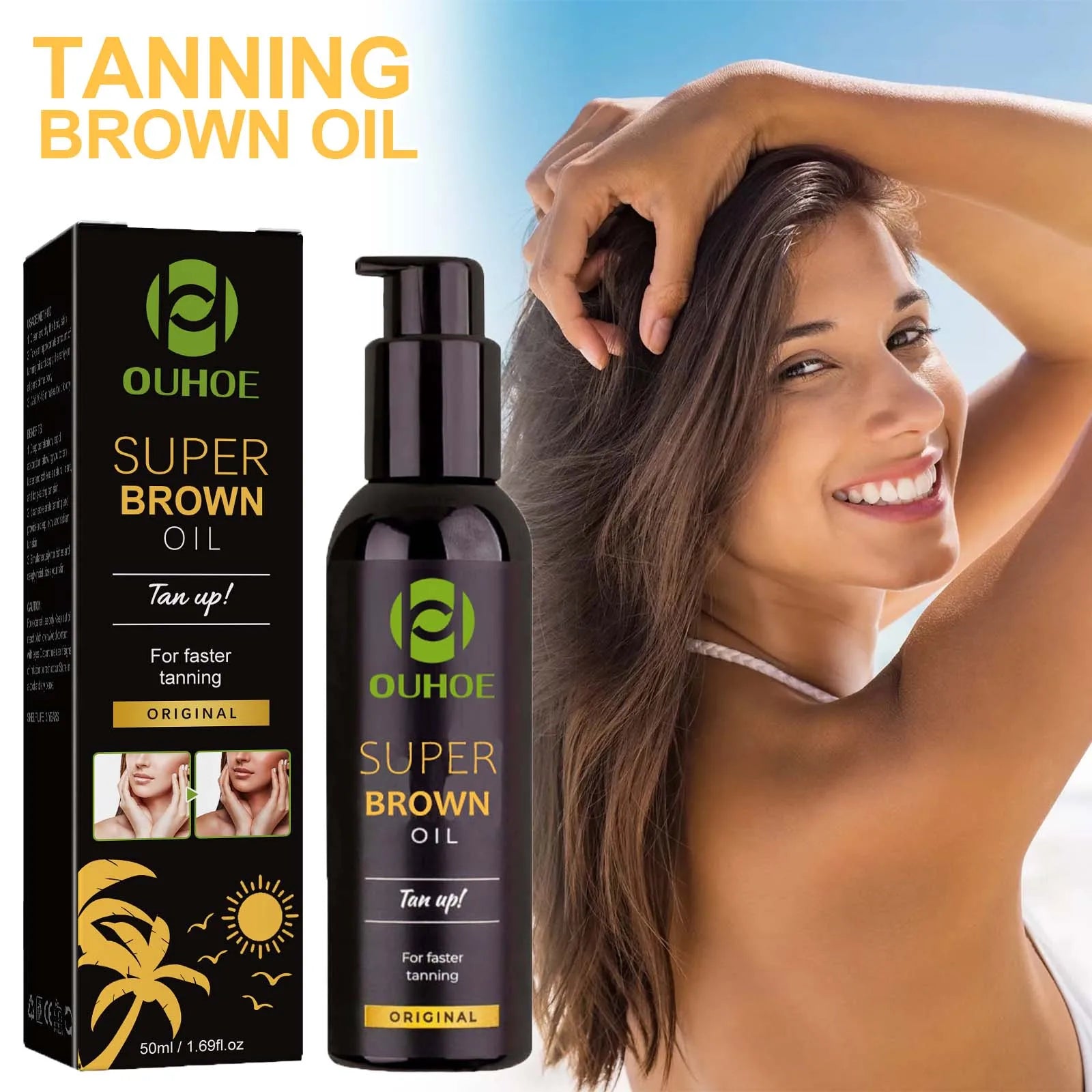 Brown Tanning Oil